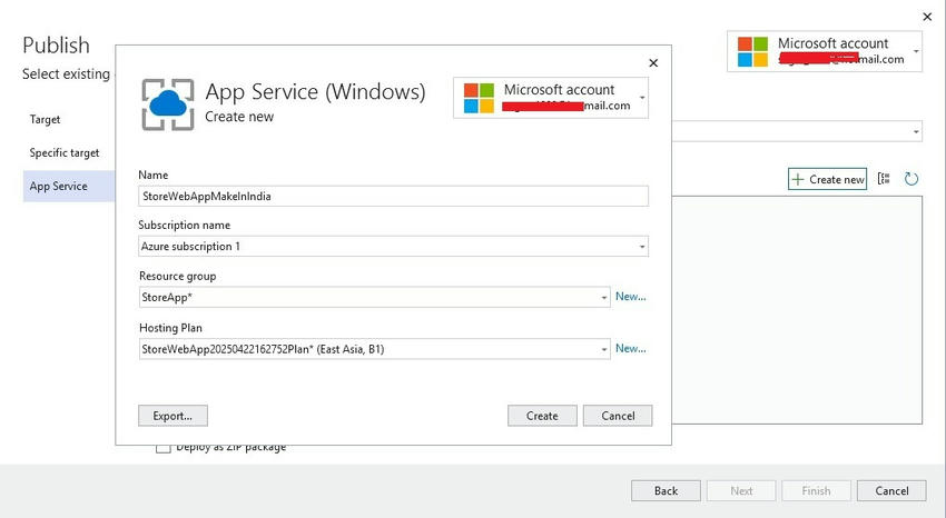 Create a new instance